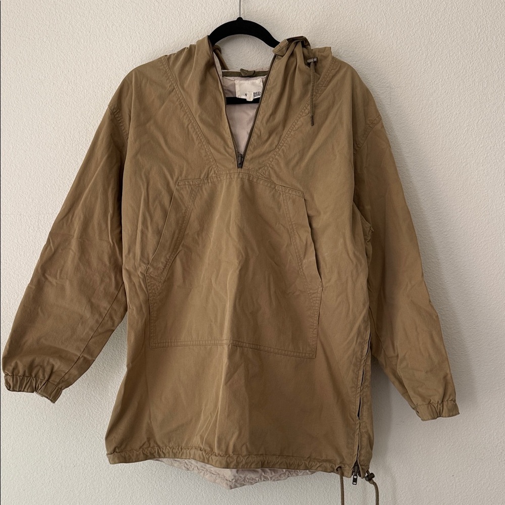 Aritzia Wilfred Reversible Khaki Pullover Windbreaker